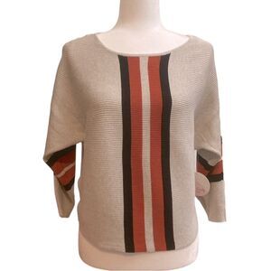 Full Circle Trends Sweater Knit Size Large Cream Tops Women’s